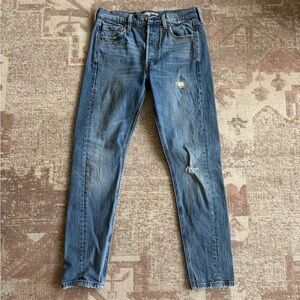Levi’s Distressed Blue Jeans